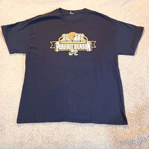 Vintage 2012 Perfect Season Notre Dame Shirt